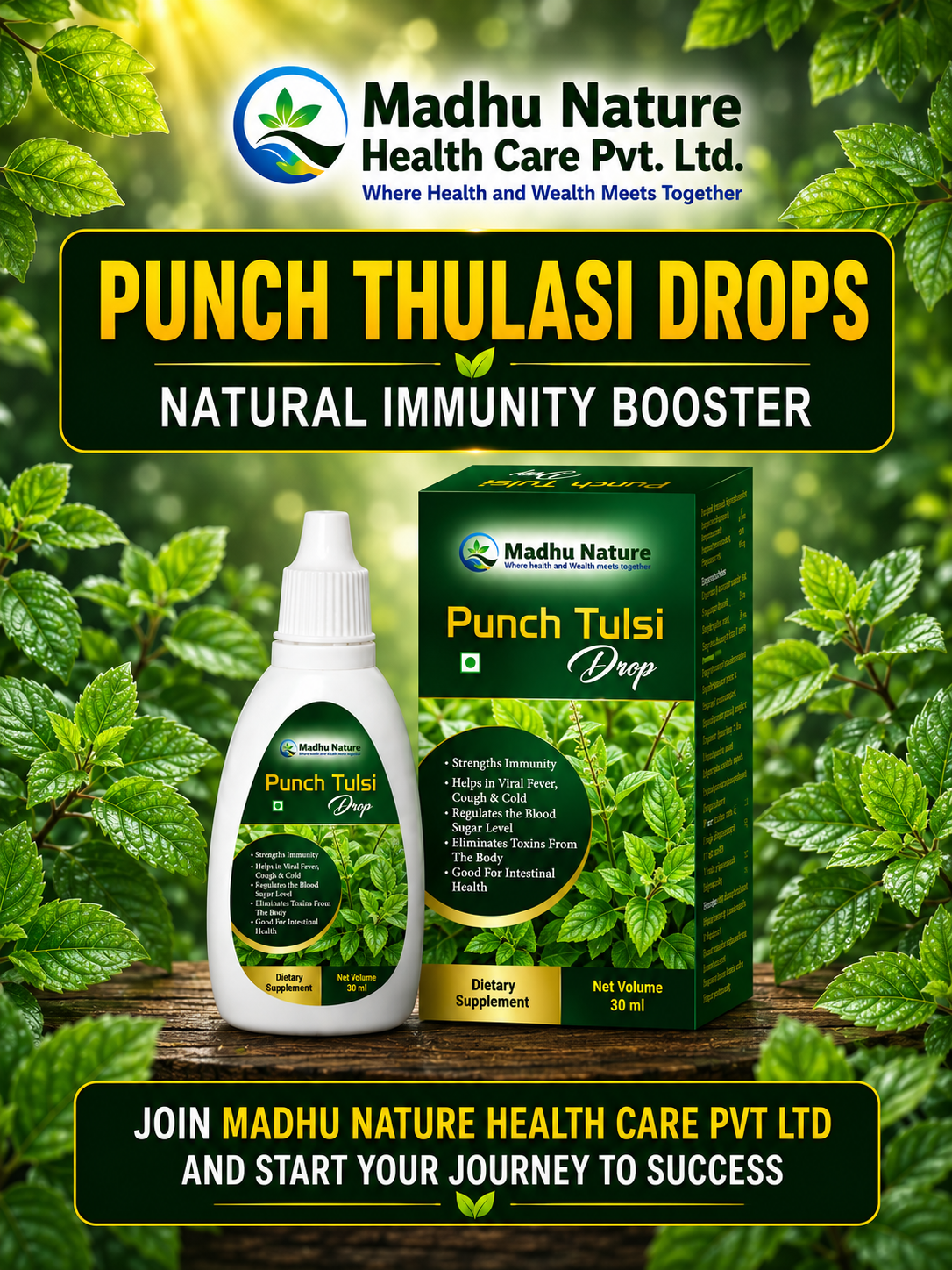 PUNCHTHULASI DROPS